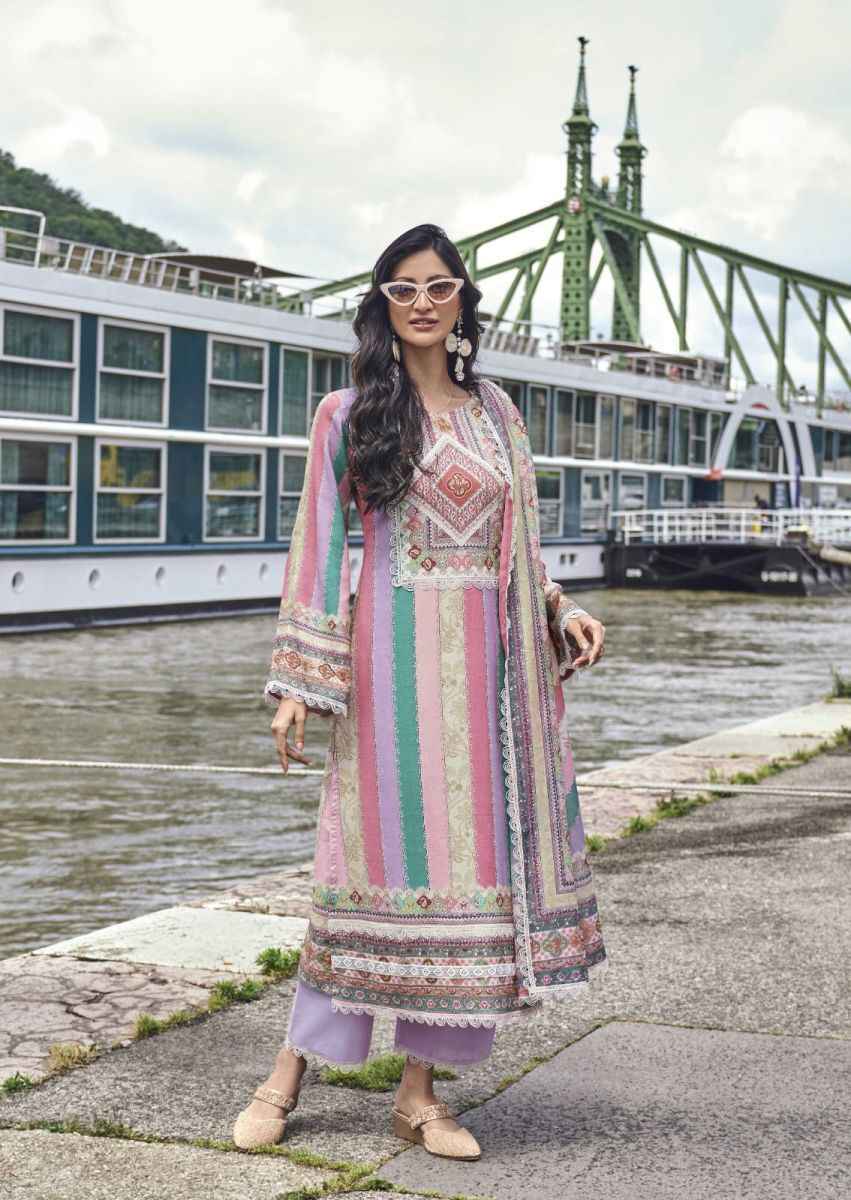 The Hermitage Shop Azaa Cotton Dress Material (04 Pc Catalog)