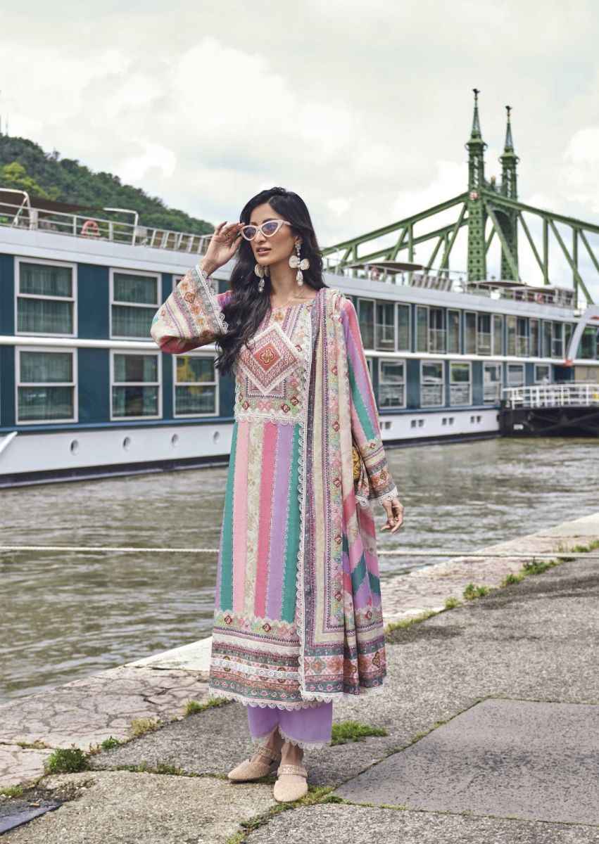 The Hermitage Shop Azaa Cotton Dress Material (04 Pc Catalog)