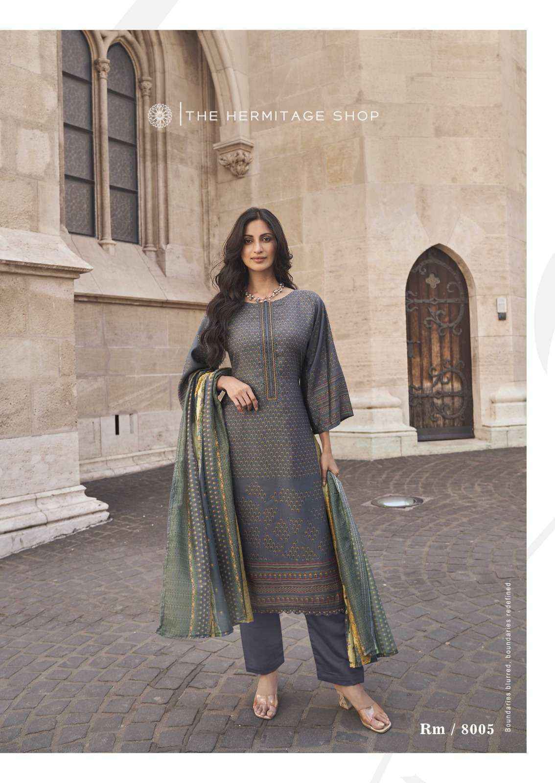 The Hermitage Shop Roz Meher Lawn Dress Material 6 pcs Catalogue