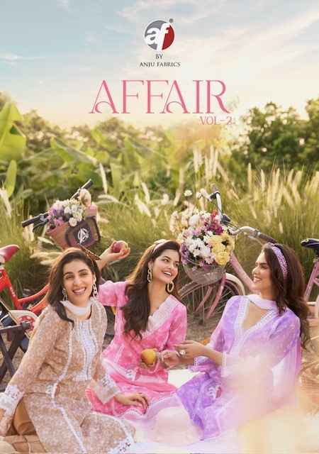 Anju Fabrics Affair Vol-2 Organza Readymade Suit (6 pcs Catalogue)