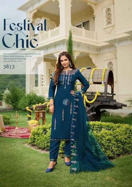 Anju Fabrics Tyohaar Vol-2 Viscose Readymade Suit (6 pcs Catalogue)