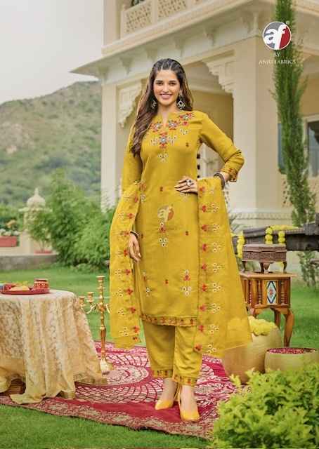 Anju Fabrics Tyohaar Vol-2 Viscose Readymade Suit (6 pcs Catalogue)