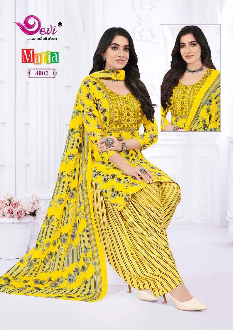 Devi Marina Vol-4 Indo Cotton Readymade Suit (12 pcs Catalogue)