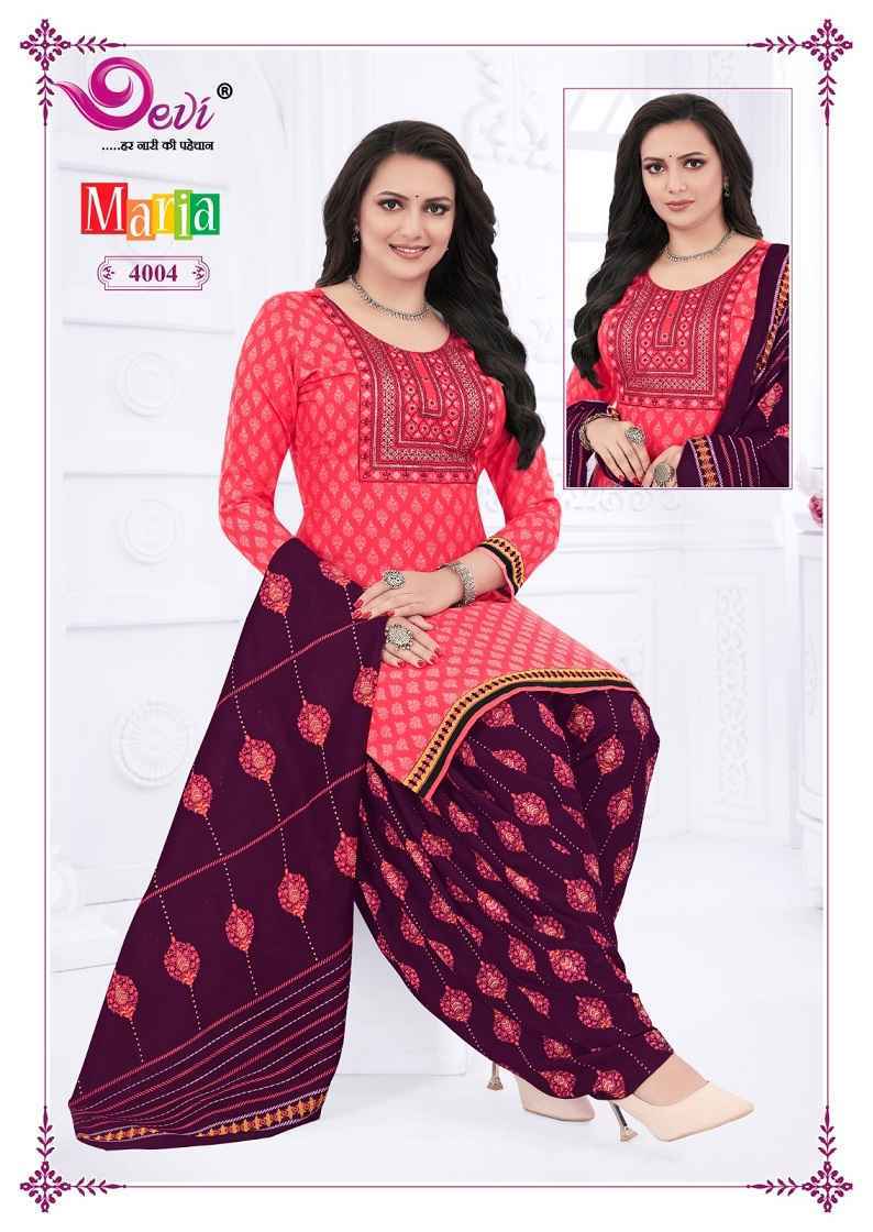 Devi Marina Vol-4 Indo Cotton Readymade Suit (12 pcs Catalogue)