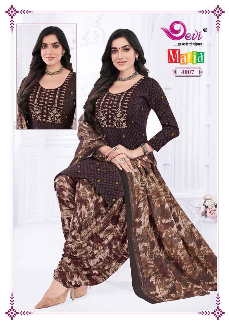 Devi Marina Vol-4 Indo Cotton Readymade Suit (12 pcs Catalogue)