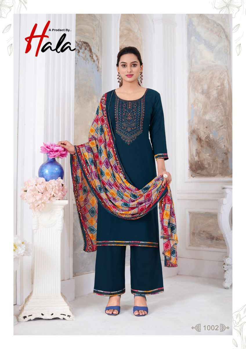 Hala Nigaar Vol-1 Rayon Dress Material (8 pcs Catalogue)