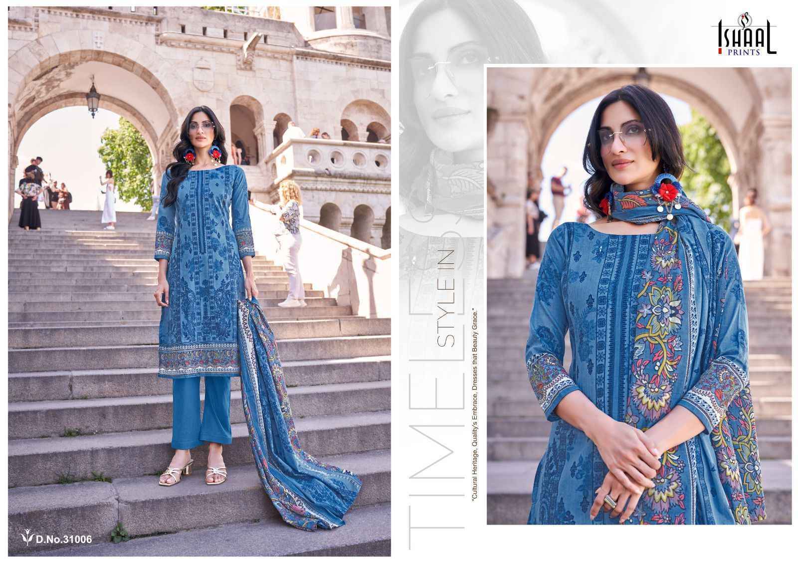 Ishaal Prints Gulmohar Vol-31 Lawn Dress Material (10 Pc Catalouge)