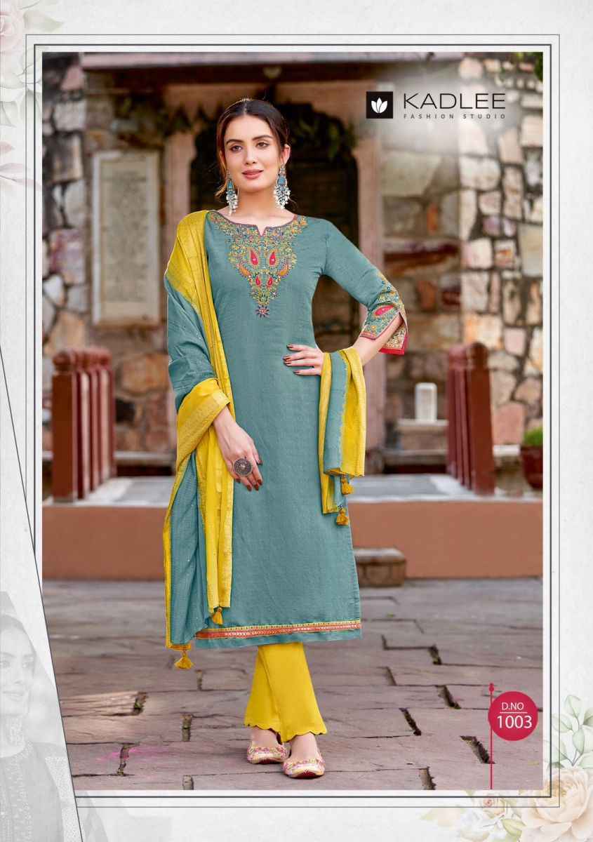 Kadlee Kalindi Viscose Readymade Suit (6 pcs Catalogue)