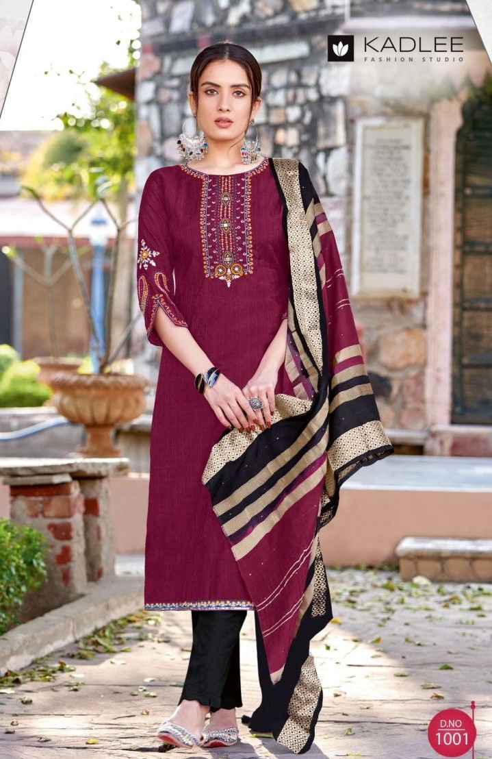 Kadlee Kalindi Viscose Readymade Suit (6 pcs Catalogue)