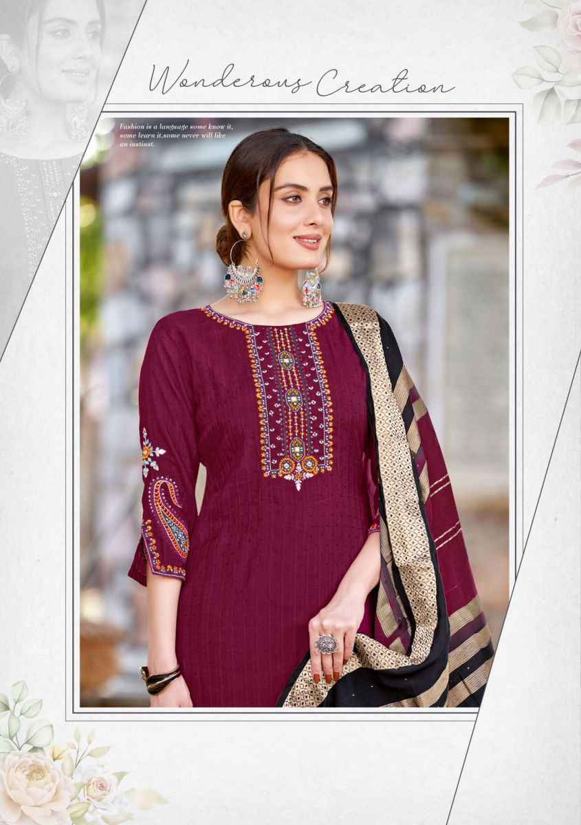 Kadlee Kalindi Viscose Readymade Suit (6 pcs Catalogue)