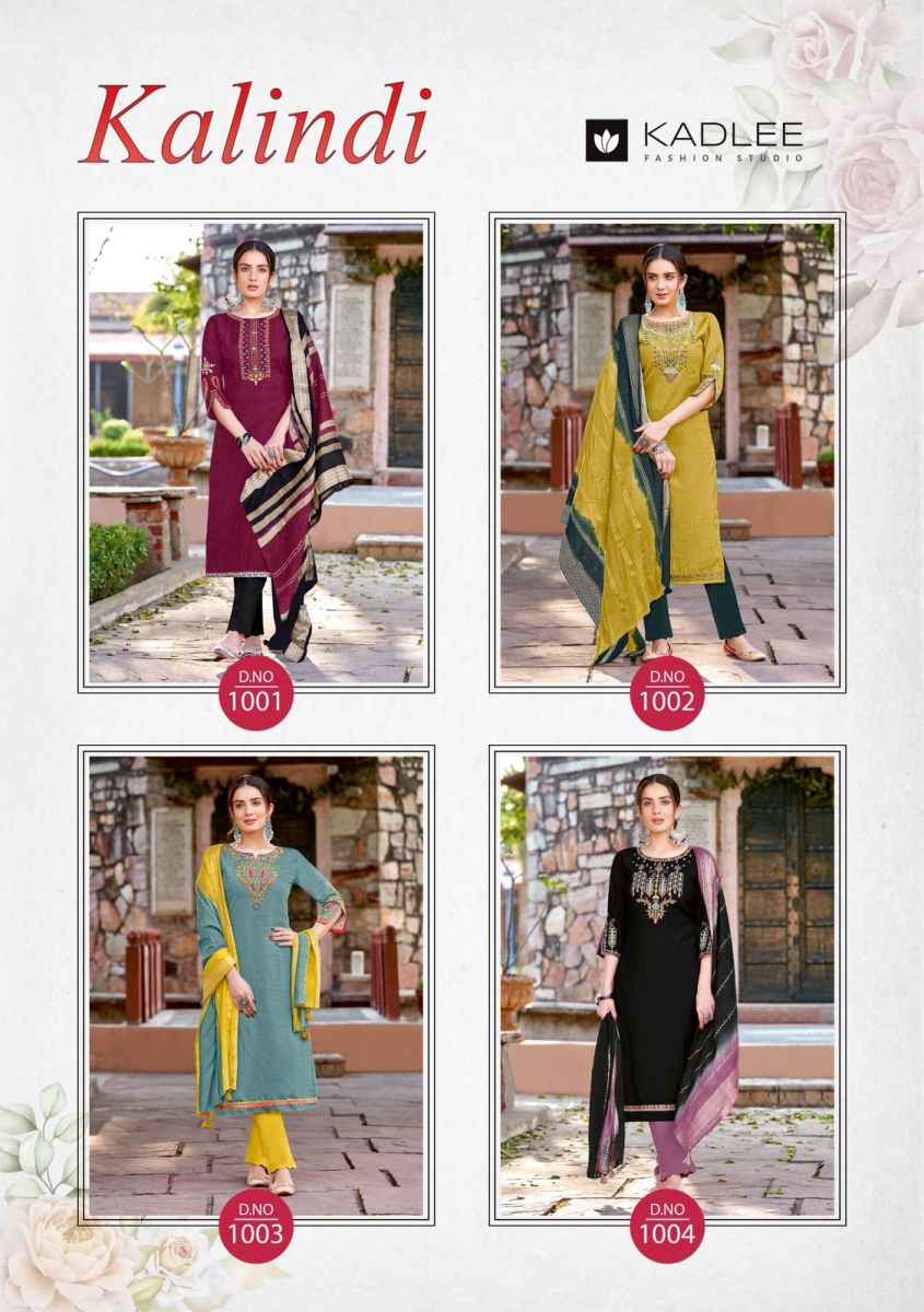 Kadlee Kalindi Viscose Readymade Suit (6 pcs Catalogue)