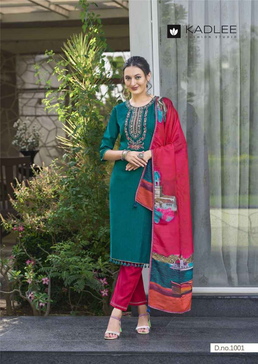 Kadlee Zarin Viscose Readymade Suit (6 pcs Catalogue)