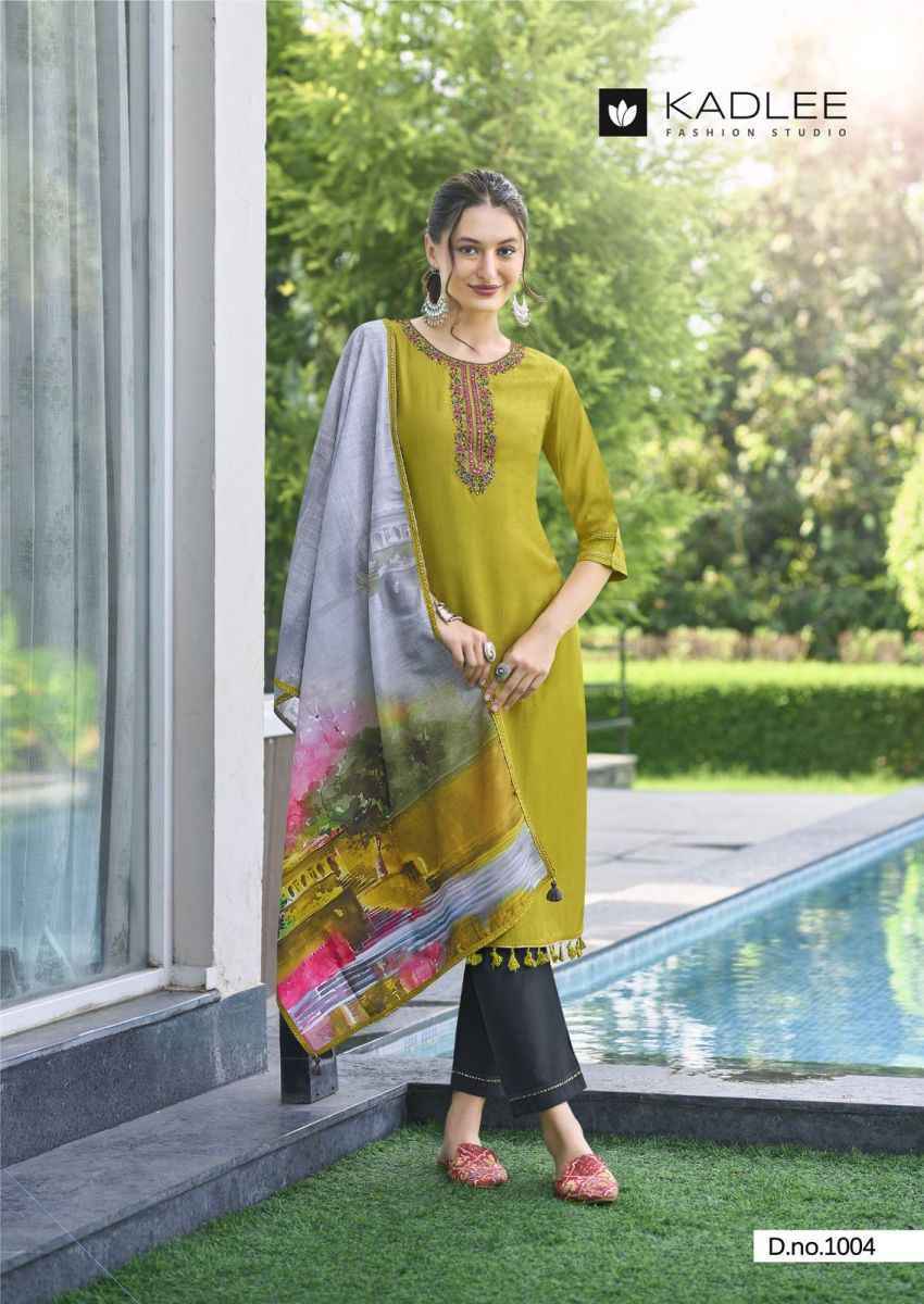 Kadlee Zarin Viscose Readymade Suit (6 pcs Catalogue)