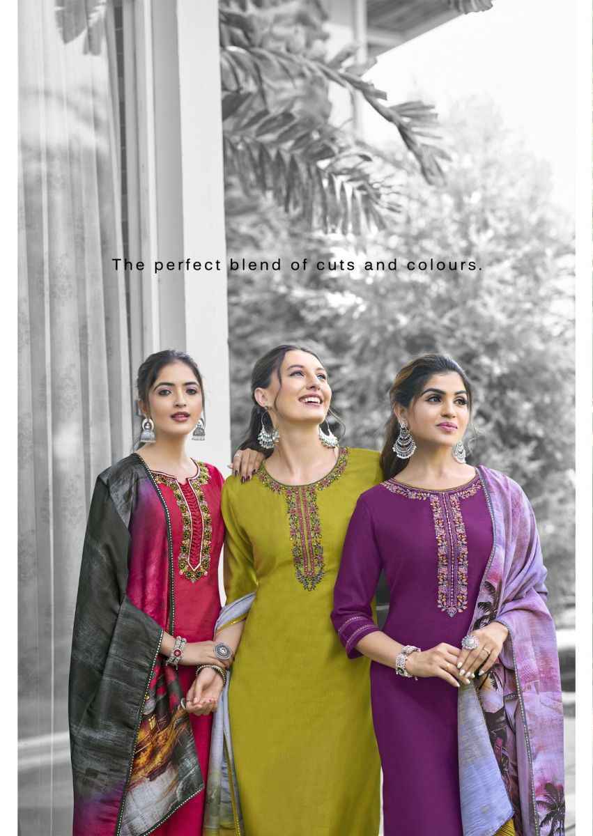 Kadlee Zarin Viscose Readymade Suit (6 pcs Catalogue)