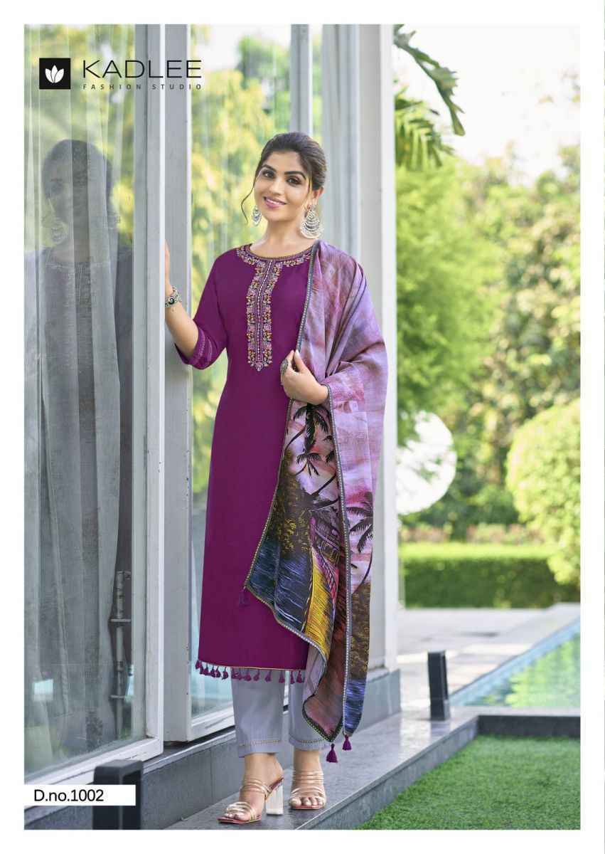 Kadlee Zarin Viscose Readymade Suit (6 pcs Catalogue)