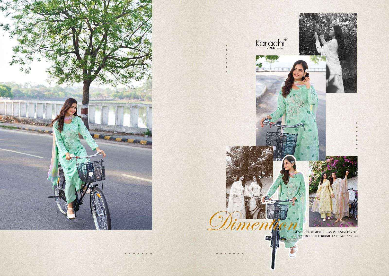 Karachi Prints Kesar Suhana Safar Vol-1 Lawn Cotton Dress Material (6 pcs Catalogue)