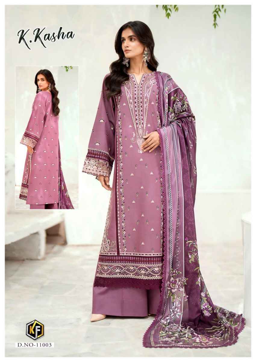 Keval Fab K Kasha Vol-11 Cotton Dress Material (6 pc Cataloge)