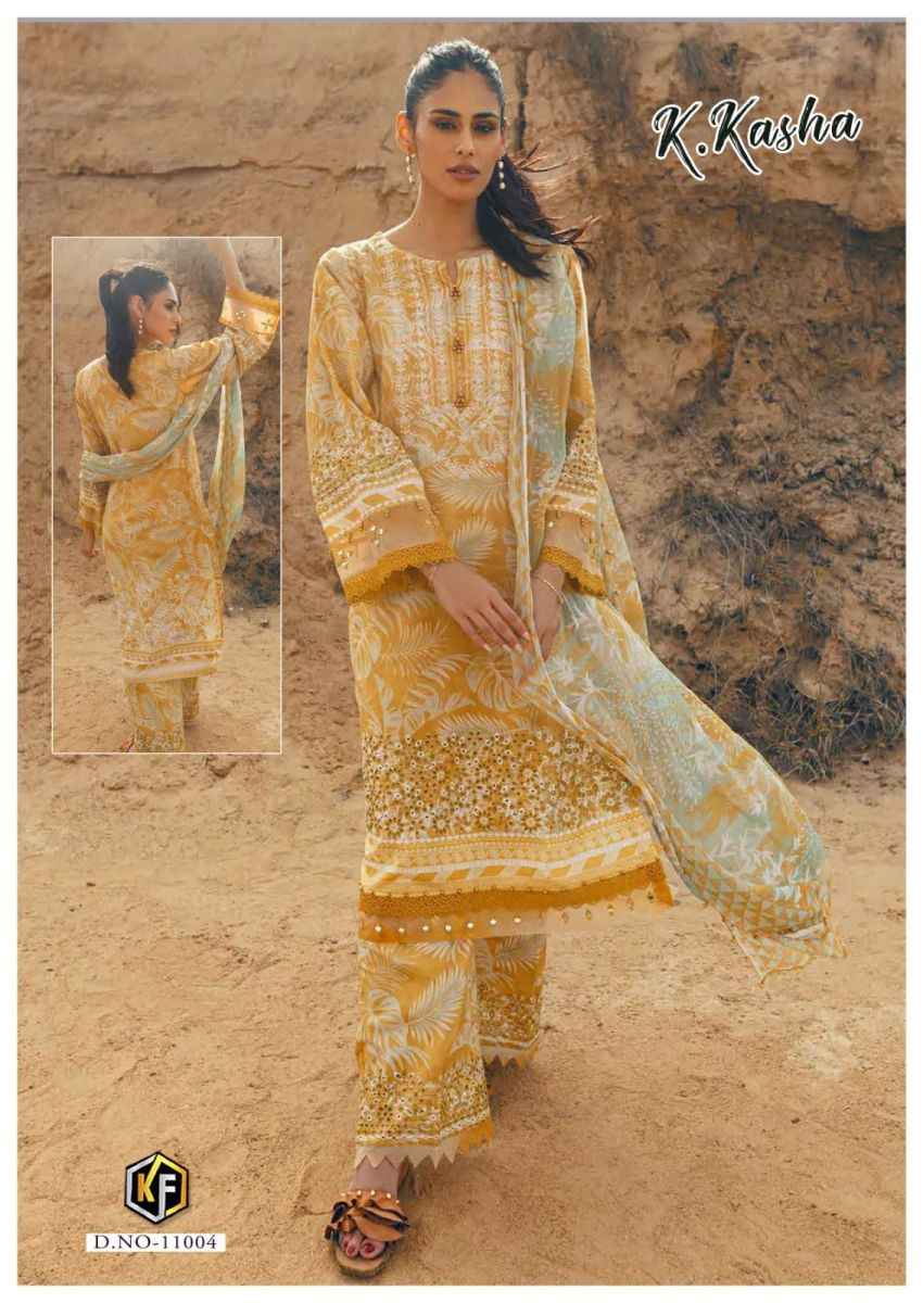 Keval Fab K Kasha Vol-11 Cotton Dress Material (6 pc Cataloge)