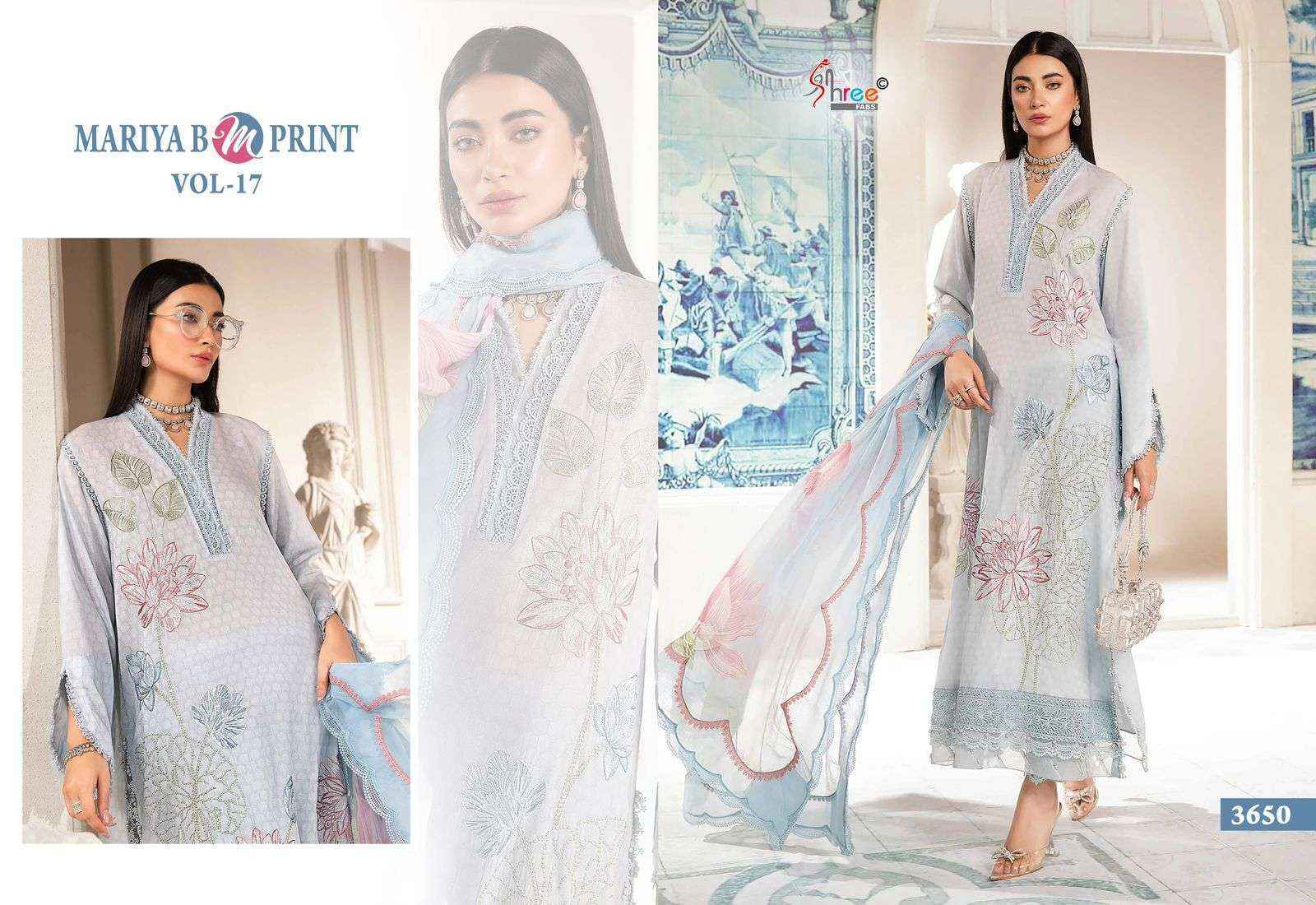 Shree Fabs Mariya B M Print Vol-17 Cotton Dress Material (6 pcs Catalogue)