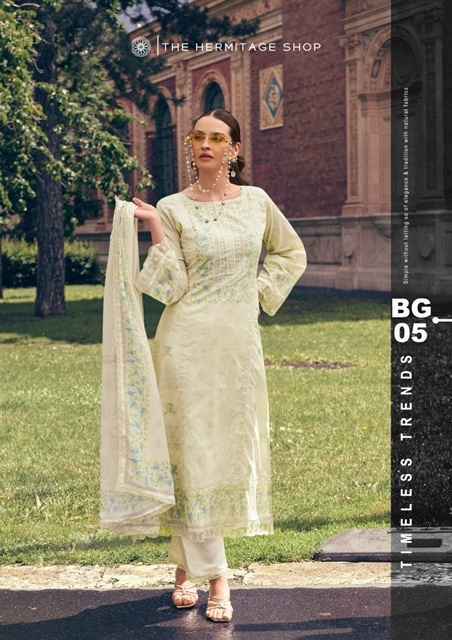 The Hermitage Shop Bagh Cotton Dress Material (6 pcs Catalogue)