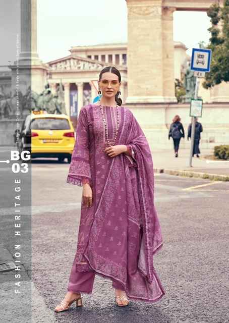 The Hermitage Shop Bagh Cotton Dress Material (6 pcs Catalogue)