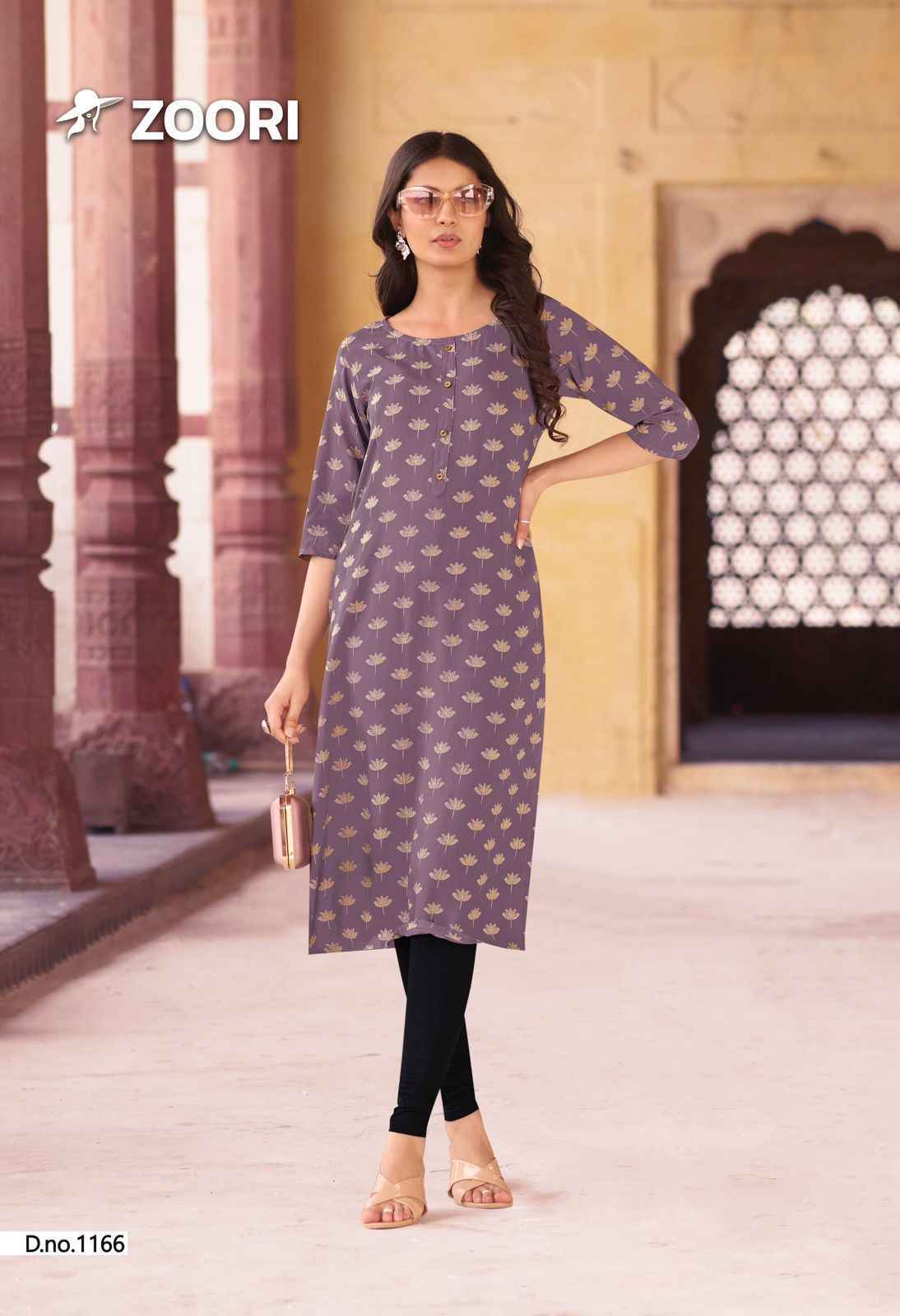 Zoori Akshara Vol 28 Rayon Kurti 6 pcs Catalogue