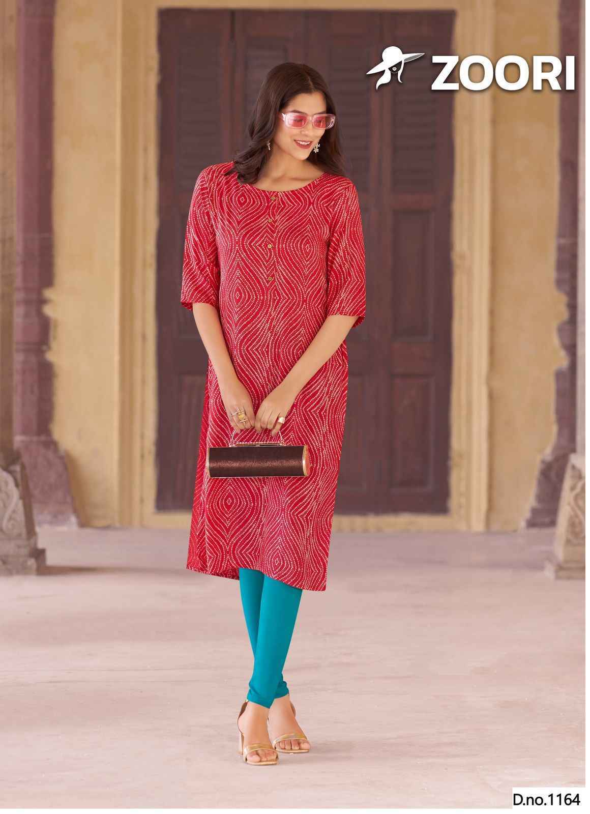 Zoori Akshara Vol 28 Rayon Kurti 6 pcs Catalogue