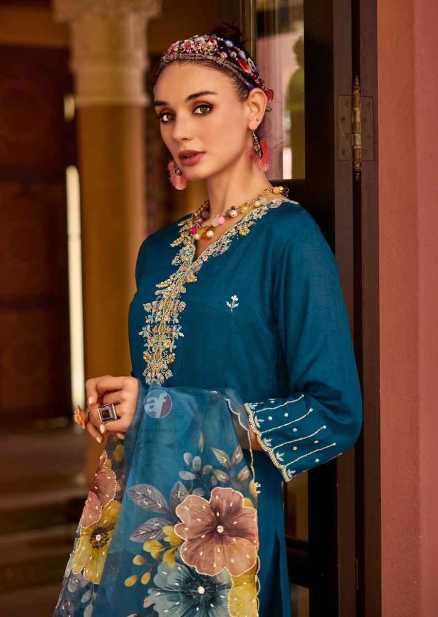 Anju Fab Shehnai Vol-8 Pure Dola Silk Readymade Suit (6 Pc Catalog)