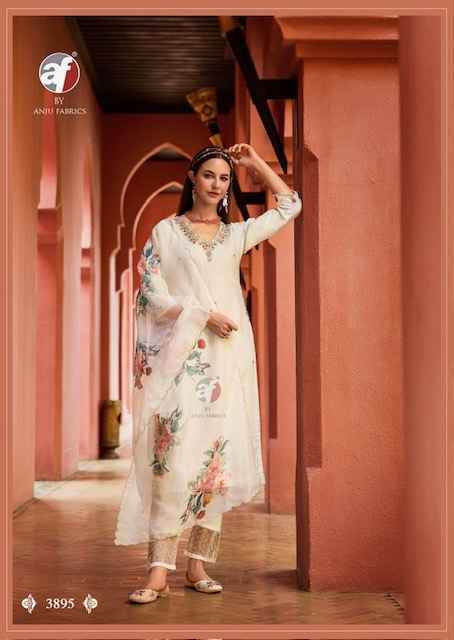 Anju Fab Shehnai Vol-8 Pure Dola Silk Readymade Suit (6 Pc Catalog)