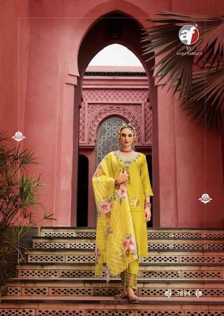 Anju Fab Shehnai Vol-8 Pure Dola Silk Readymade Suit (6 Pc Catalog)