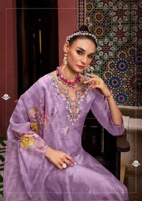 Anju Fab Shehnai Vol-8 Pure Dola Silk Readymade Suit (6 Pc Catalog)