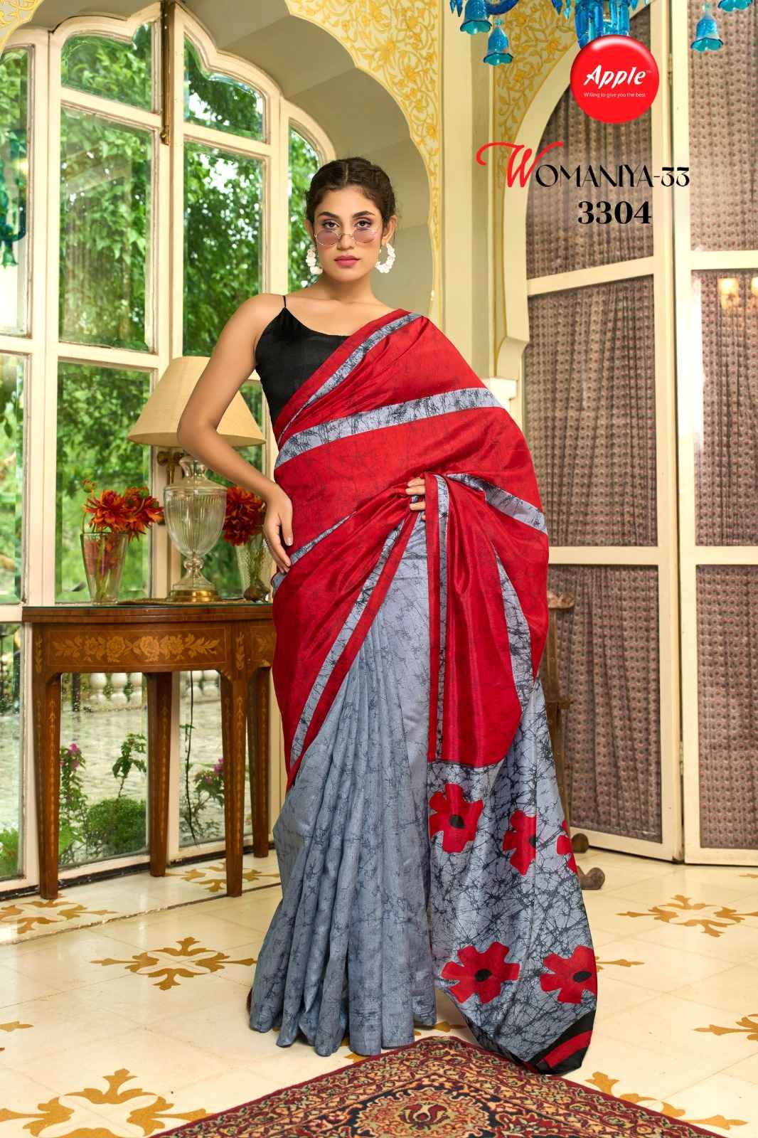 Apple Womaniya Vol-33 Bhagalpuri Saree (12 Pc Catalog)