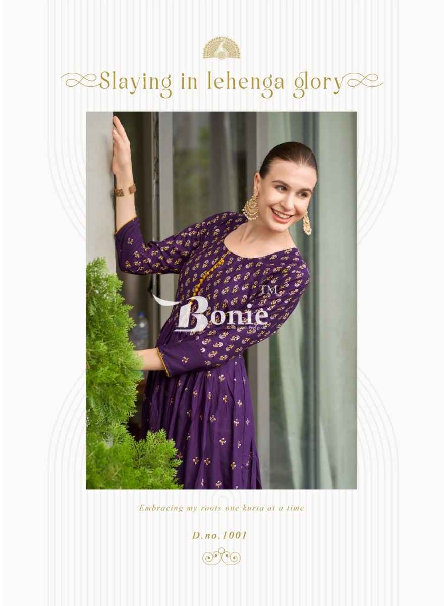 Bonie Aanchal Vol-4 Rayon Kurti (8 pcs Catalogue)