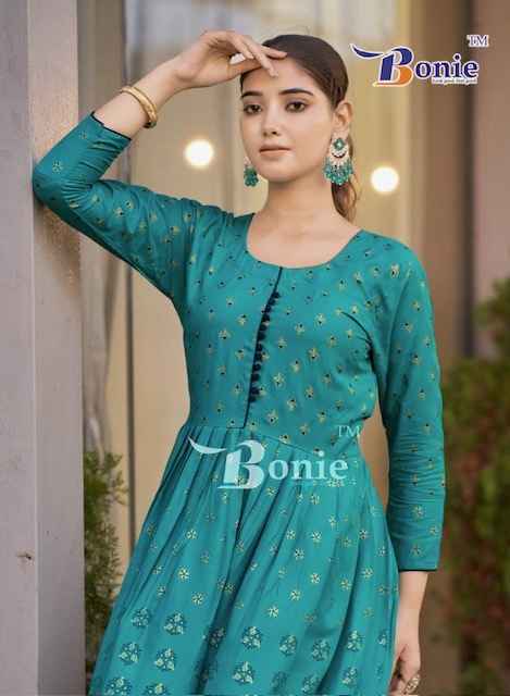 Bonie Aanchal Vol-4 Rayon Kurti (8 pcs Catalogue)