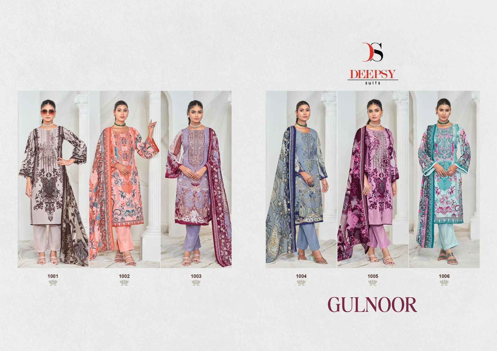 Deepsy Gulnoor Cotton Dress Material (6 pcs Catalogue)