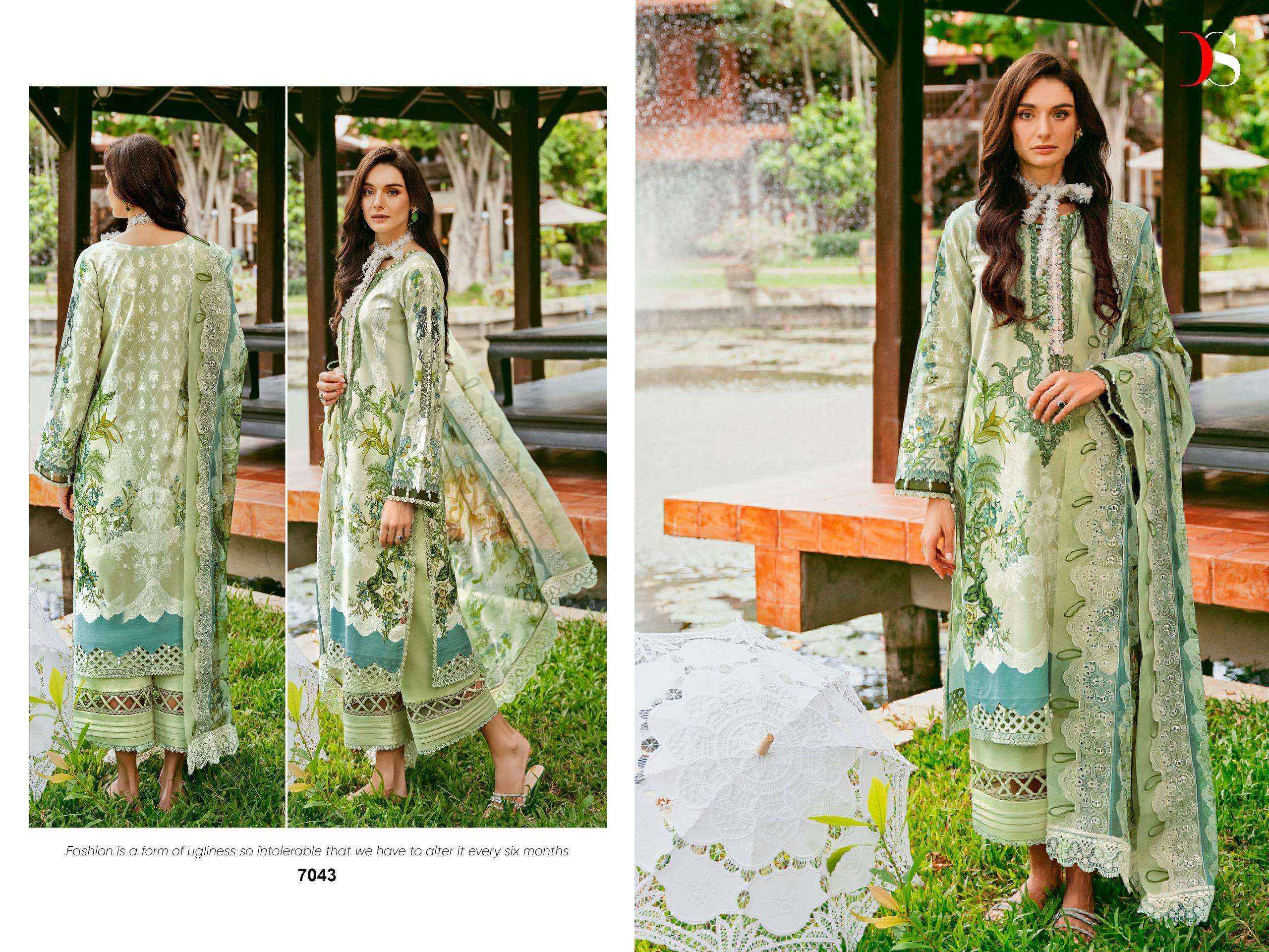 Deepsy Jade Needle Wonder Vol-24 Cotton Dress Material (6 pcs Catalogue)