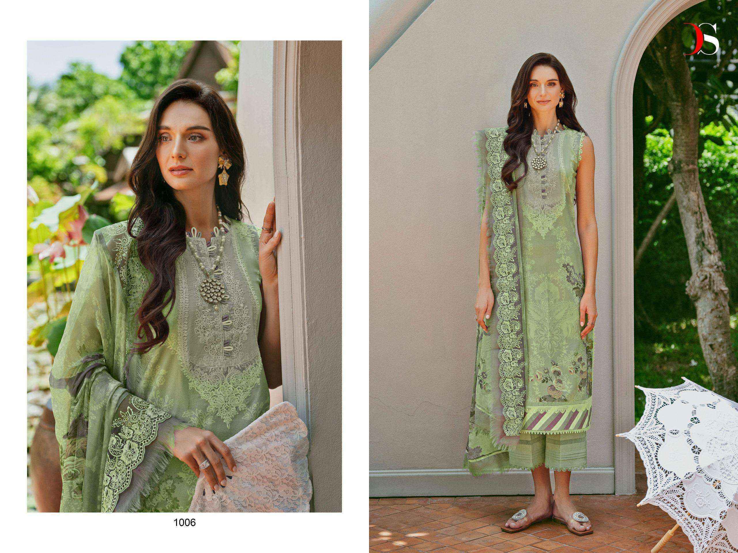 Deepsy Jade Needle Wonder Vol 24 Vol 2 Cotton Dress Material (6 pcs Catalogue)