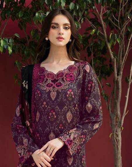 Deepsy Ramsha Rangrez Luxury Lawn 24-3 Cotton Dress Material (3 pcs Catalogue)