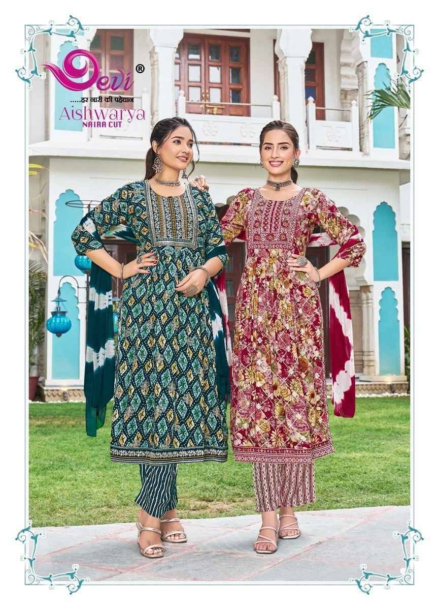 Devi Aishwarya Vol-3 Rayon Readymade Suit (8 pcs Catalogue)