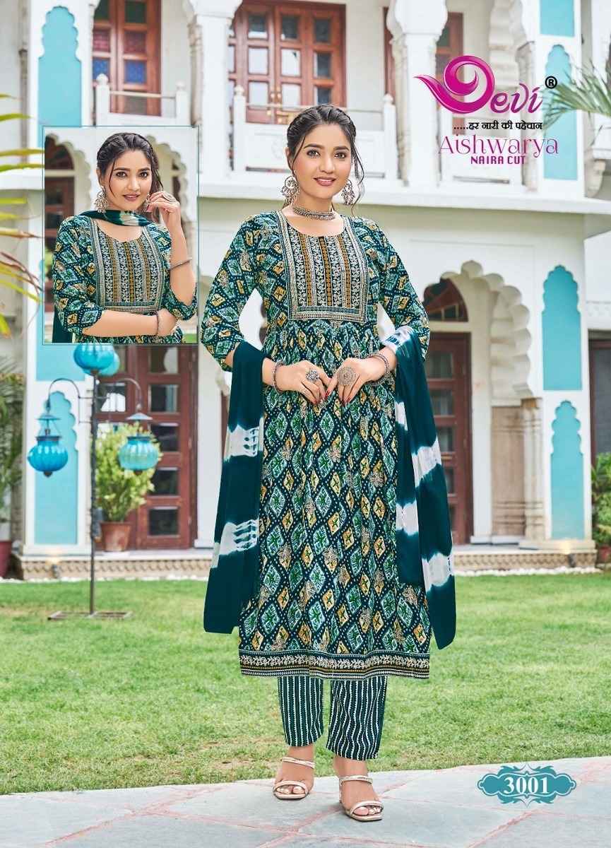 Devi Aishwarya Vol-3 Rayon Readymade Suit (8 pcs Catalogue)