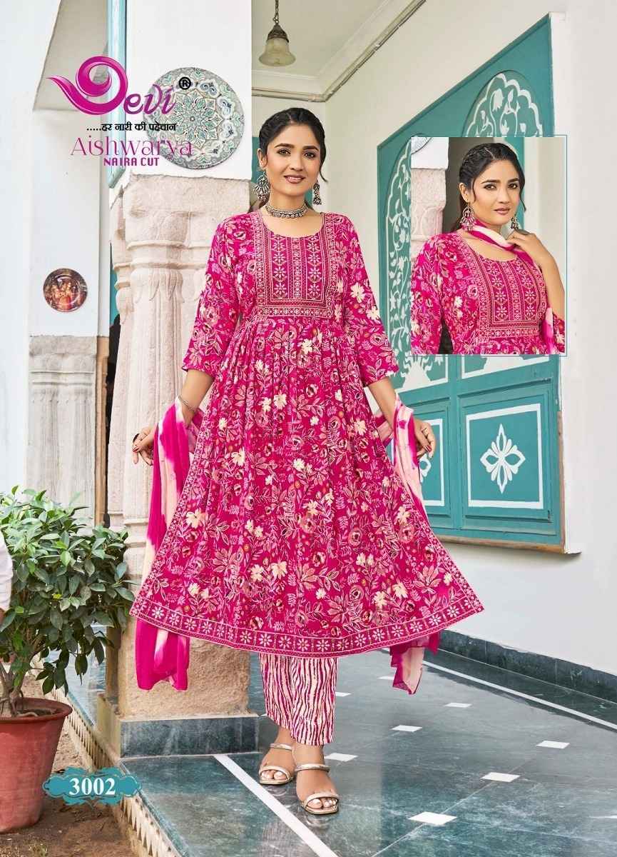 Devi Aishwarya Vol-3 Rayon Readymade Suit (8 pcs Catalogue)