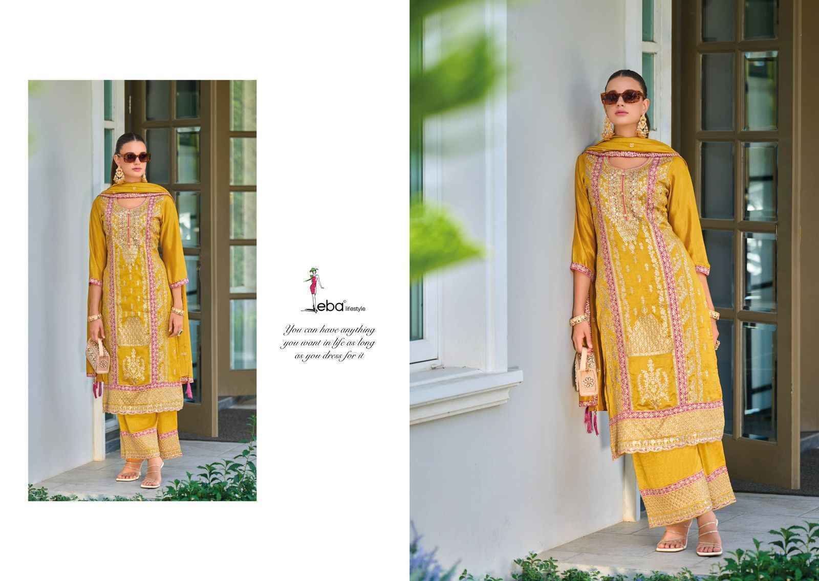 Eba Lifestyle Lffat Silk Readymade Dress (2 pcs Catalogue)