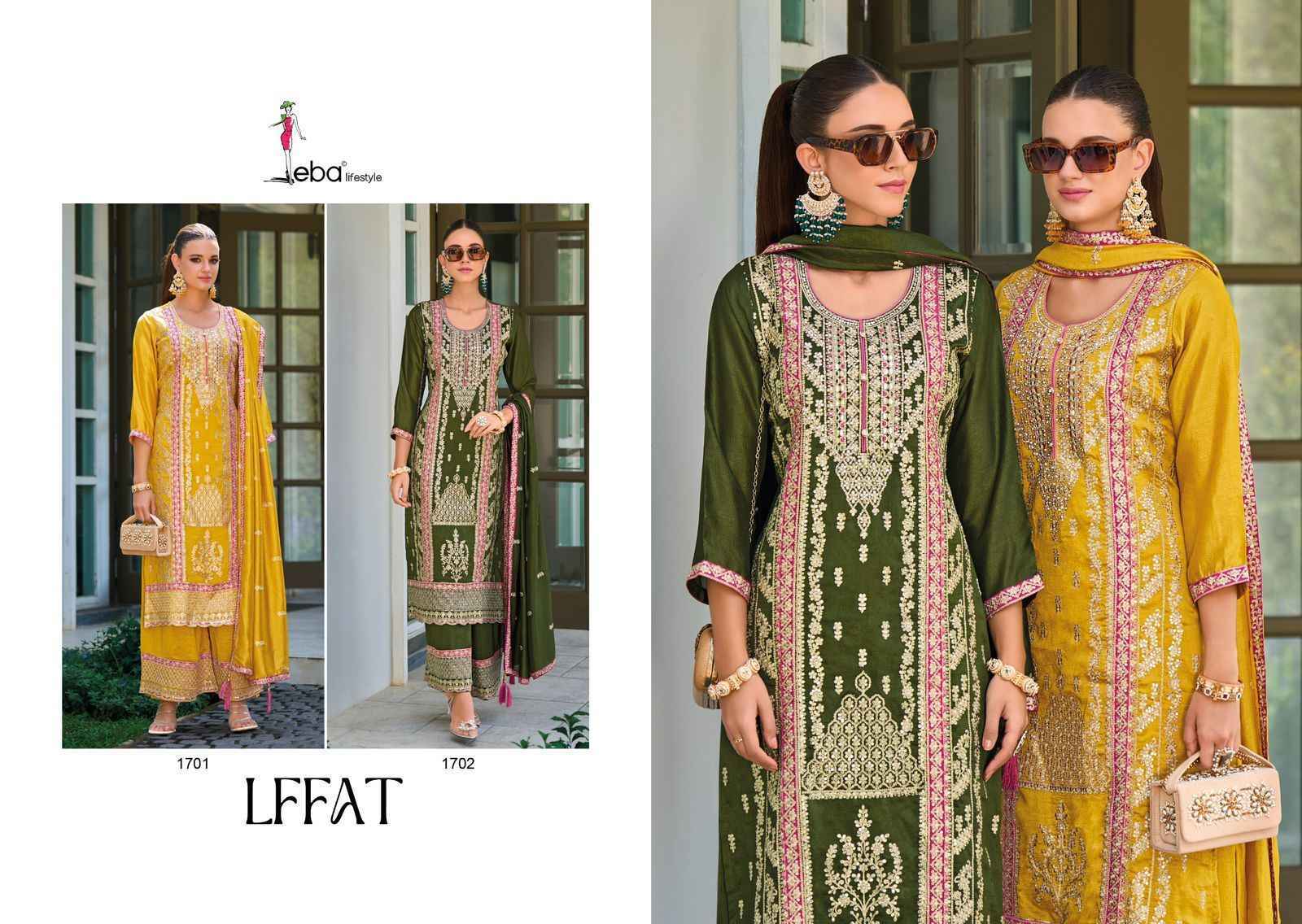 Eba Lifestyle Lffat Silk Readymade Dress (2 pcs Catalogue)