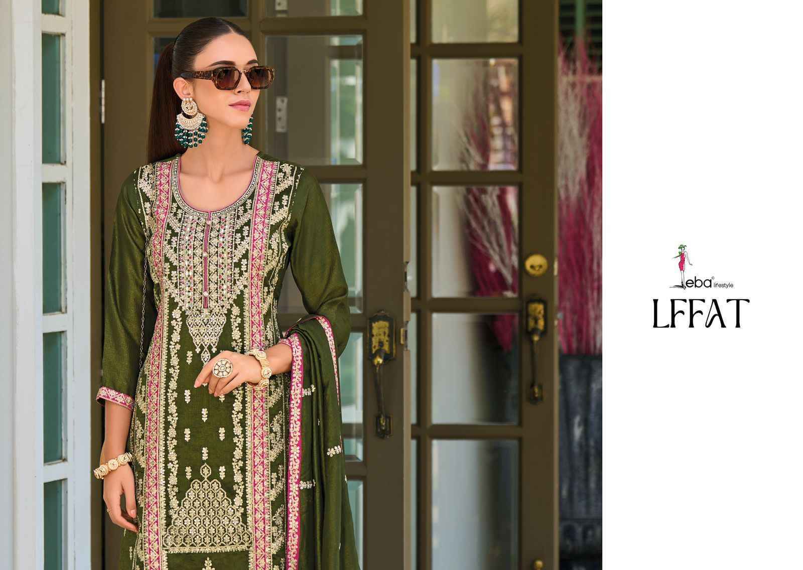 Eba Lifestyle Lffat Silk Readymade Dress (2 pcs Catalogue)