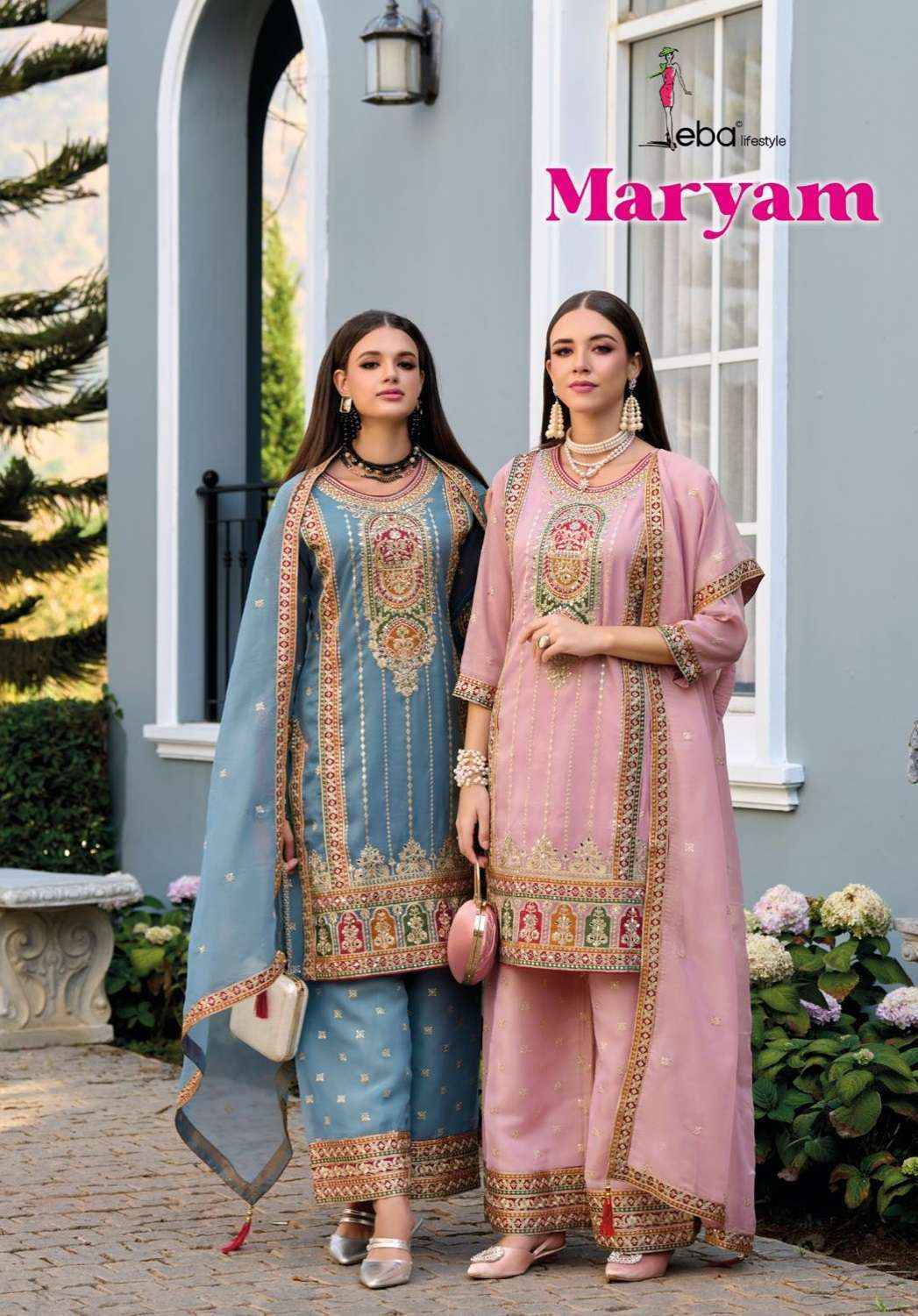 Eba Lifestyle Mayram Organza Readymade Dress (2 pcs Catalogue)