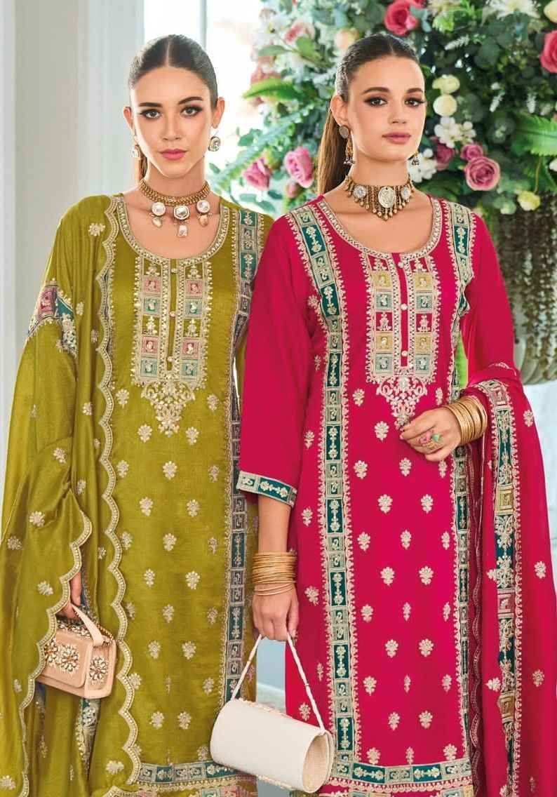 Eba Lifestyle Noura Silk Readymade Dress (2 pcs Catalogue)