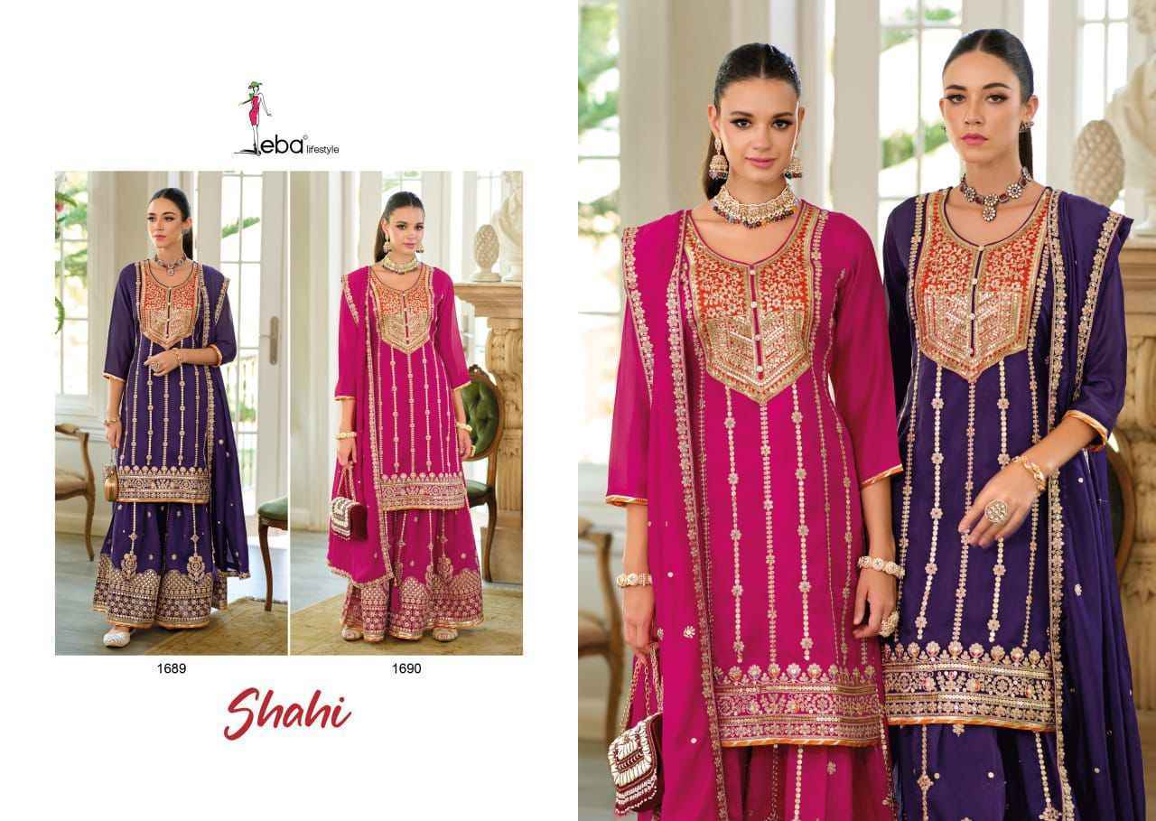 Eba Lifestyle Shahi Silk Readymade Dress (2 pcs Catalogue)