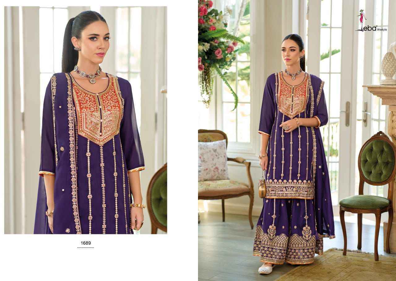 Eba Lifestyle Shahi Silk Readymade Dress (2 pcs Catalogue)