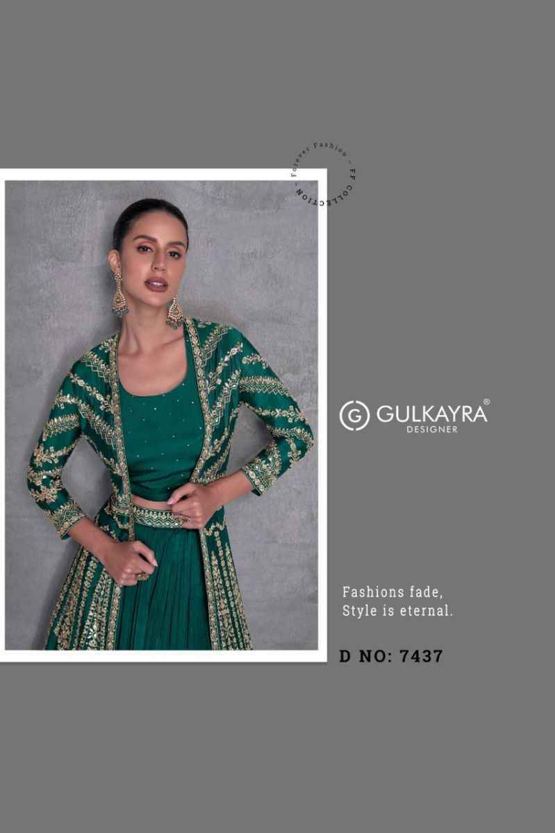 Gulkayra Designer Queen Chinon Readymade Dress Material (4 pcs Catalogue)