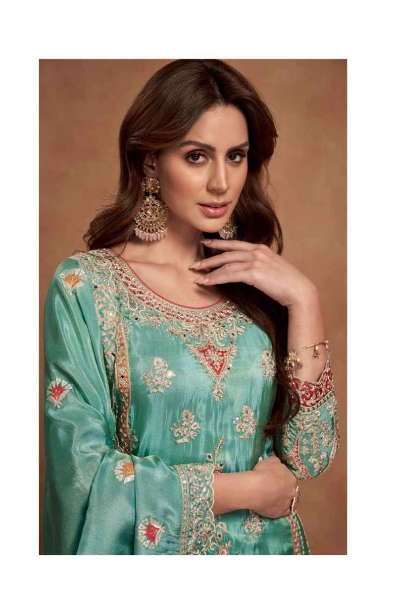 Gulkayra Designer Qurbat Simar Silk  Readymade Dress (3 pcs Catalogue)